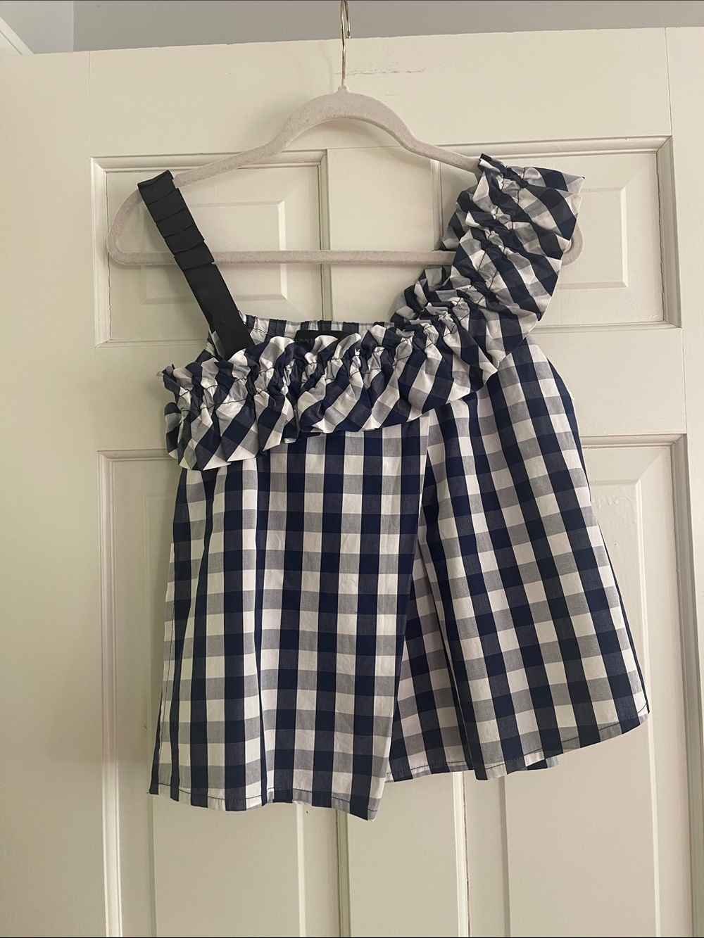 Tao Cropped Asymmetrical Ruffled Top - Picture 9 of 10